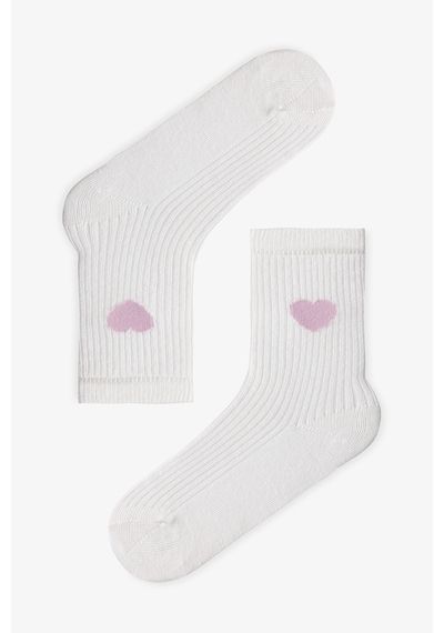 Penti Kız Çocuk Colored Hearts 4'lü Tenis Soket Çorap