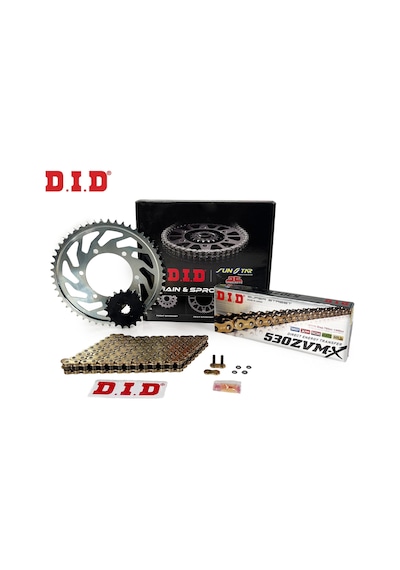 Dıd Zincir Dişli Seti Trıumph Sprınt St 955 Cc 2002-2004 / Zincir : Dıd-530zvm-x Gold -108 / Dişli: Sunstar 18t - Jt 43t