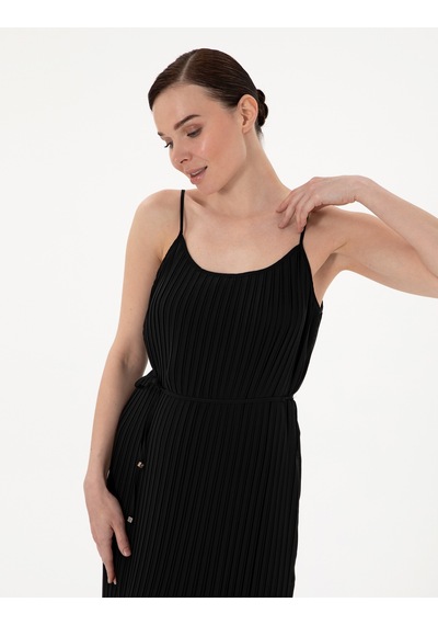 Pierre Cardin Kadın Siyah Elbise Dokuma 50301053-vr046