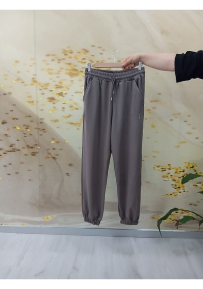 Modal Kumaş Kadın Cepli Jogger Paça Lastikli Eşofman Altı