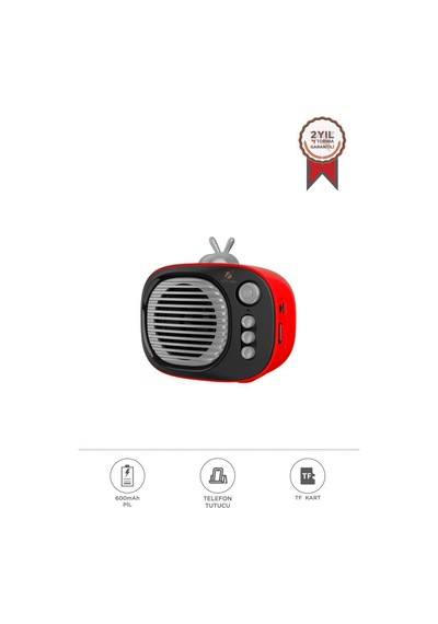 Torima Kts-1693 Bluetooth 5w Mini Hoparlör Tf Kart, Fm Radyo, Tws, Renkli Taşınabilir Tasarım
