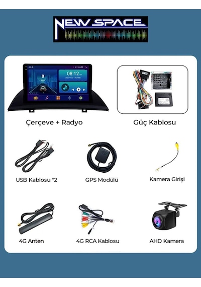 Bmw X3 Android 8gb Ram 128gb Rom 8 Çekirdek Carplay Multimedya