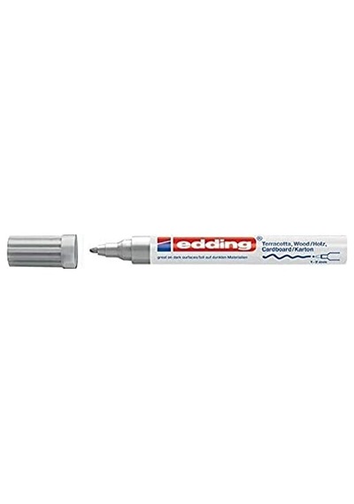 Edding 4040 Mat Mürekkepli Boya Kalemi - 1 Marker - Yuvarlak Uç 1-2 Mm - Gümüş - Pürüzlü, Koyu Veya Gözenekli Yüzeylere Yazı Yazmak Ve Süslemek İçin - Terakota, Karton, Ahşap İçin İdeal 103 Ivory Edding 4040 Mat Mürekkepli Boya Kalemi - 1 Marker - Yuvarlak Uç 1-2 Mm - Gümüş - Pürüzlü, Koyu Veya Gözenekli Yüzeylere Yazı Yazmak Ve Süslemek İçin - Terakota, Karton, Ahşap İçin İdeal 103 Ivory