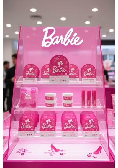 Barbie Lisanslı Kolajen İçerikli Kağıt Yüz Maskesi, 2018258710105