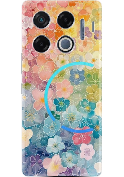 Infinix Gt 20 Pro Kılıf Boutique Baskılı Resimli Şahane Çiçekler Pcode -063