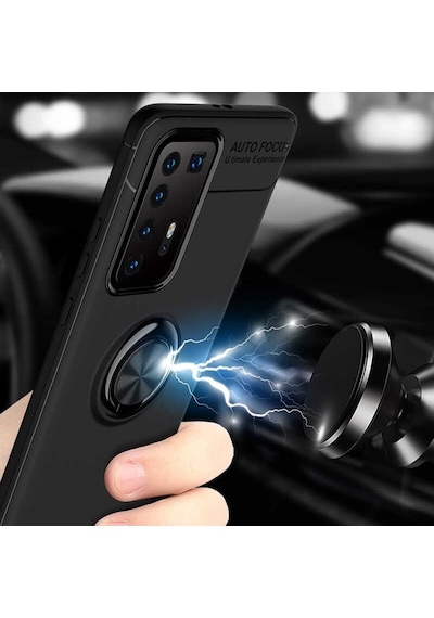 Huawei P40 Pro Kilif Yüzüklü Magnetli Ravel Case 433120437