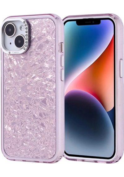 Apple Uyumlu iPhone 13 Kılıf Taşlı Tasarımlı Zore Kapi Kapak