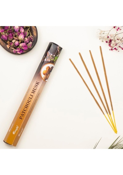 Aromatika Paçuli & Misk Aromalı Premium Çubuk Tütsü