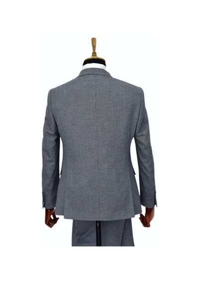 Erkek Regular Fit Yelekli Çift Yırtmaçlı Takım Elbise Bgl-St03824 001