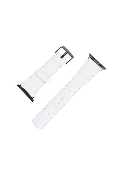 Bouletta Apple Uyumlu  Watch Deri Kordon 42-44-45 MM Beyaz
