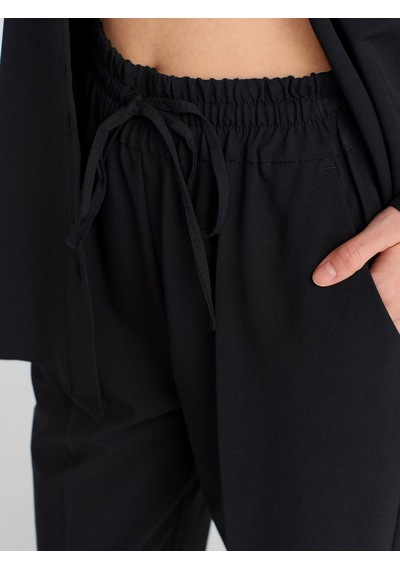 Dilvin 71619 Pijama Pantolon-siyah Siyah