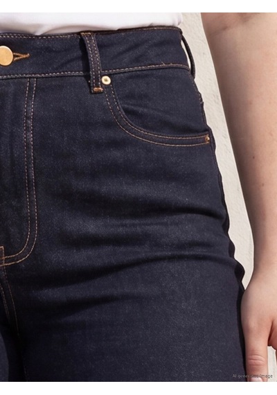 Lcwaıkıkı Curve Lacivert Büyük Beden Slim Mom Kadın Jean Pantolon