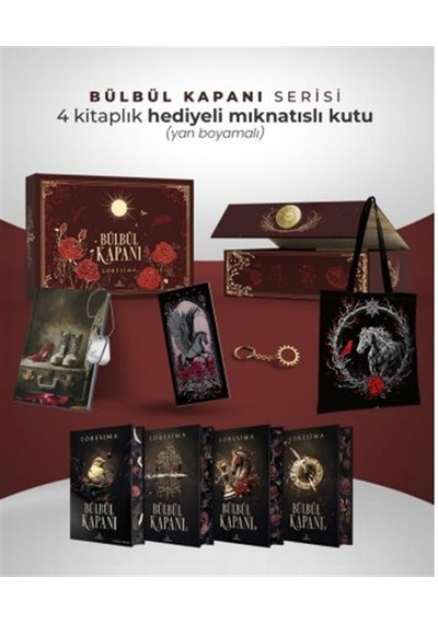 Bülbül Kapanı Serisi Hediyeli Yan Boyamalı Mıknatıslı Kutu /...