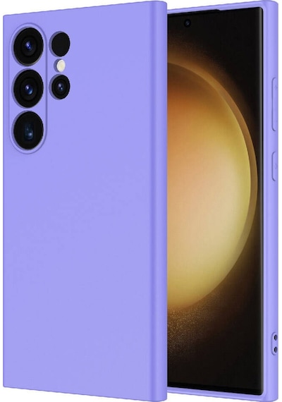 Kilifone - Samsung Uyumlu Galaxy S24 Ultra - Kılıf İçi Kadife Koruyucu Mara Lansman Kapak - Lila