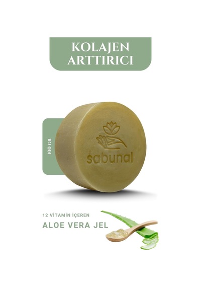 Sabunal Aloe Vera Sabunu - Nemlendirici ve Yatıştırıcı Bitkisel Sabun 100 G