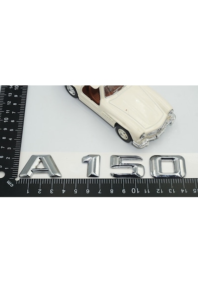 A 150 Bagaj Krom Metal 3M 3D Yazı Logo