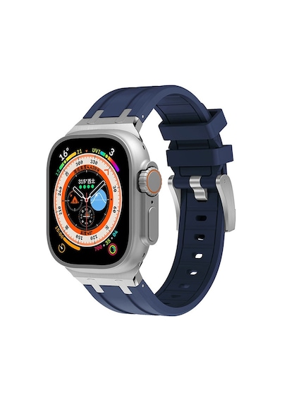 Watch 7 45mm Zore Krd-89 Silikon Kordon-gümüş