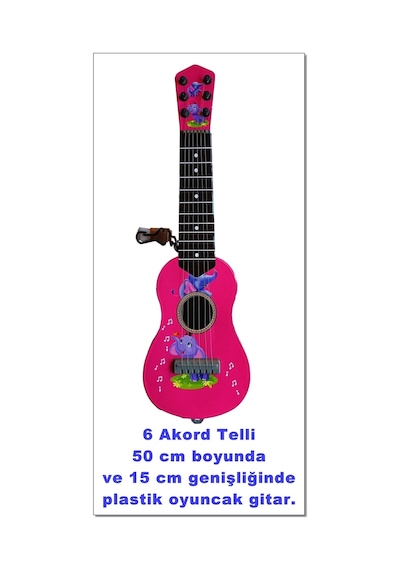 6 Telli Oyuncak Çocuk Gitarı Ispanyol Gitar Müzik Arkadaşım Fil