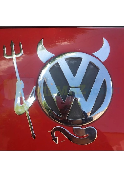 Volkswagen Opel Bmw Mercedes Toyota Honda Hyundai Şeytan Devil Logo 3D Oto Sticker Tüm Araçlar