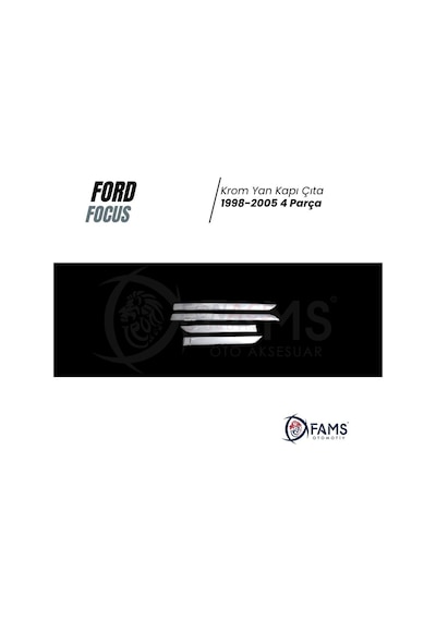 Ford Focus 1 Krom Yan Kapı Çıta 4 Kapı 1998-2005 P.çelik