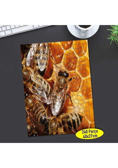Bal Yapan Arılar 240 Parça Puzzle Yapboz Tablo-82625748