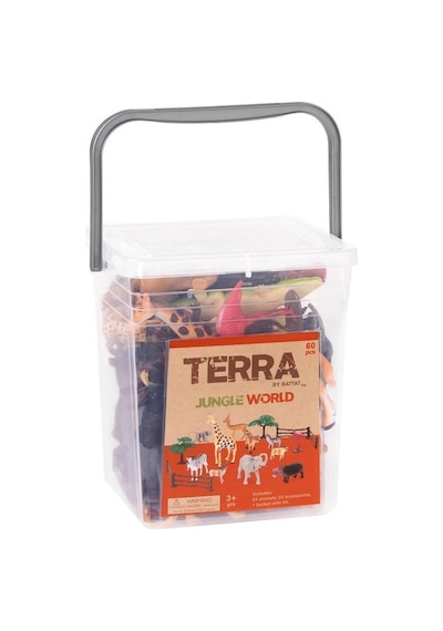 Terra Büyük Oyun Seti Safari Dünyası 60 Parça