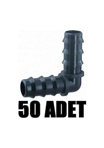 Damlama Sulama Dirsek 16Mm (50 Adet )