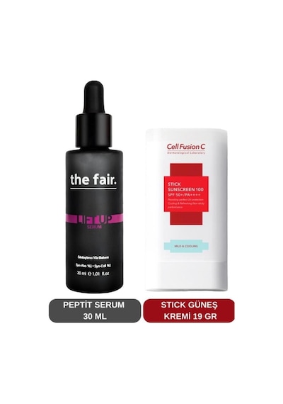 The Fair. Peptit Serum ve Cell Fusion C Stick Güneş Kremi Set