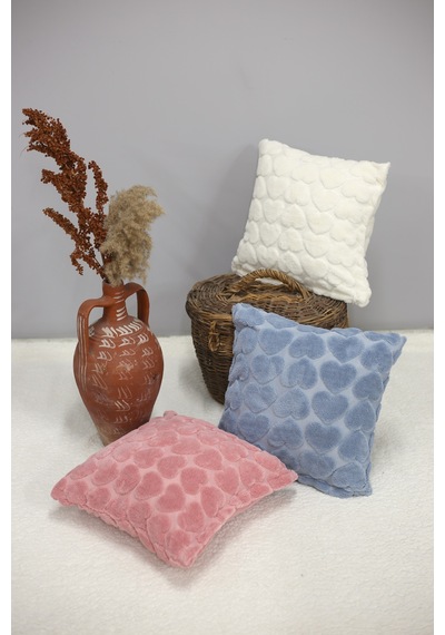 Love Welsoft Jakarlı Dekoratif Kırlent Kılıfı 43x43 Cm - Ztlove KARIŞIK