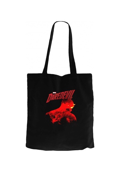 DareDevil Siyah Kanvas Bez Çanta Siyah