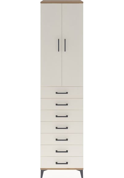 Hyperion Dolap 3 Raflı 7 Çekmeceli 2 Kapaklı 60x44x243 Çam-ay... Çam Hyperion Dolap 3 Raflı 7 Çekmeceli 2 Kapaklı 60x44x243 Çam-ay... Çam