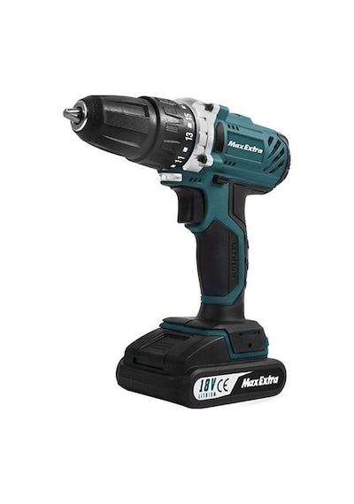 MaxExtra MXP1960D 18V 1.5Ah Li-ion Çift Akülü Darbeli Matkap Vidalama