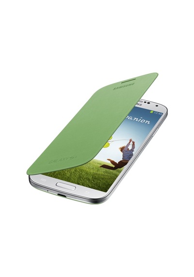 Galaxy S4 İ9500 İle Uyumlu Flip Cover Kılıf Yeşil Ef-fı950gegww Yeşil