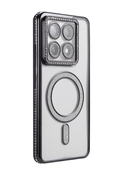 Xiaomi Mi 14t Pro Joke Simli Magneticsafe Kılıf - Siyah 0.2M-Çok Renkli