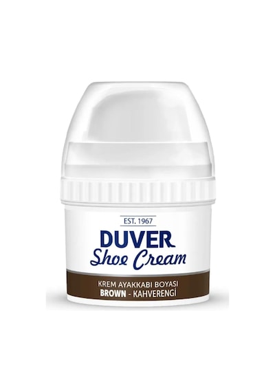 Duver Kendiliğinden Parlaklık Sağlayan Kahverengi Krem 60 Ml Ayakkabı Boyası Kahverengi