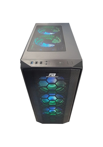 Powerboost X58Rgb-650W 80+ Usb 3.0 Mesh 6 X Rgb Fanlı Gaming Kas