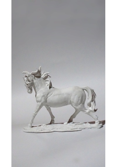 Koşan At Modeli - Dekoratif 3d Maket Hediyelik 15cm