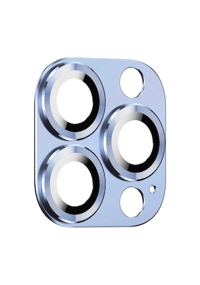 Apple Uyumlu iPhone 13 Pro Max CL-03 Kamera Lens Koruyucu-Mavi açık Mavi açık