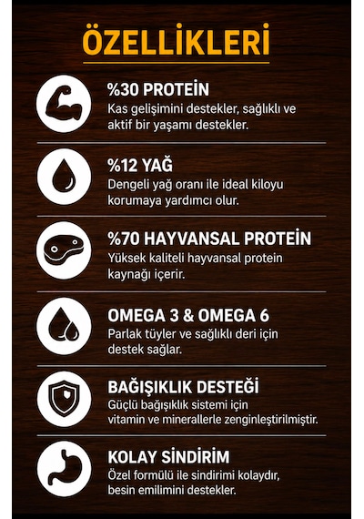 Vetpaw Tavuklu Yetişkin Kedi Maması 15 Kg Premium - Tüm Irklar İçin Kuru Kedi Maması