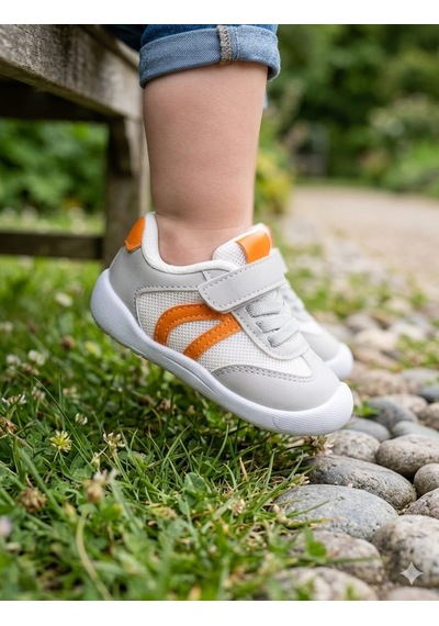 Mcdark Çocuk Unisex İlk Adım Sneaker Ayakkabı-gri