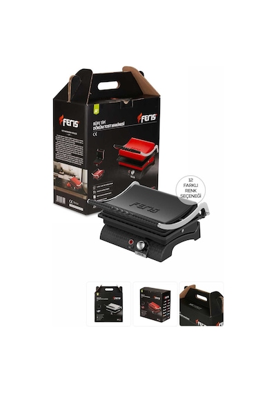 Feris FT3011 1800 W 12 Dilim Sanayi Döküm Tipi Tost Makinesi