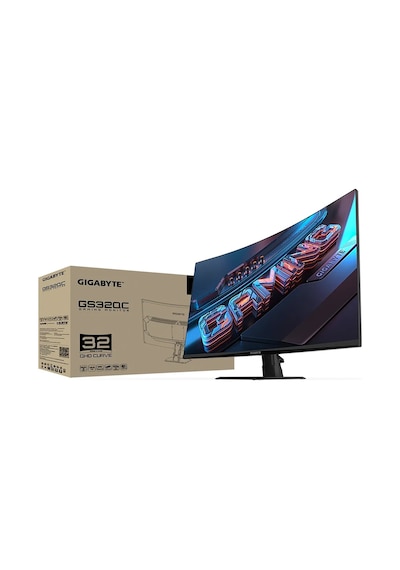 Gigabyte GS32QC 31.5" 1 MS 170 Hz 2K QHD Curved VA LED Monitör