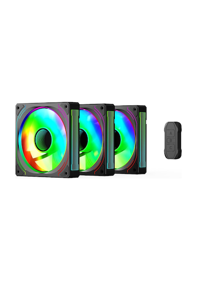 Glacia 120 Infinity Argb 3 Lü Fan Seti + Hub Kit Standart