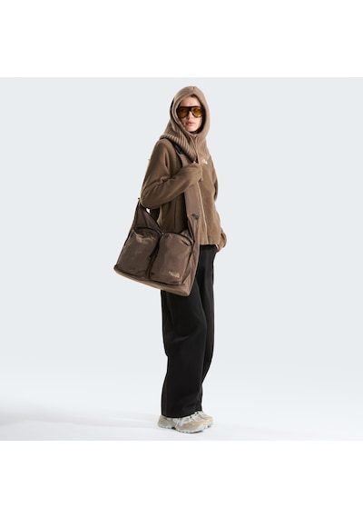 The North Face W Fleece Collared Jacket Kadın Polar-34093 Kahverengi