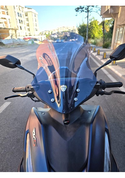 Motocam Kuba Vizy 50 Ön Cam 2025-2026 Model 43cm Füme Renkli Sportif
