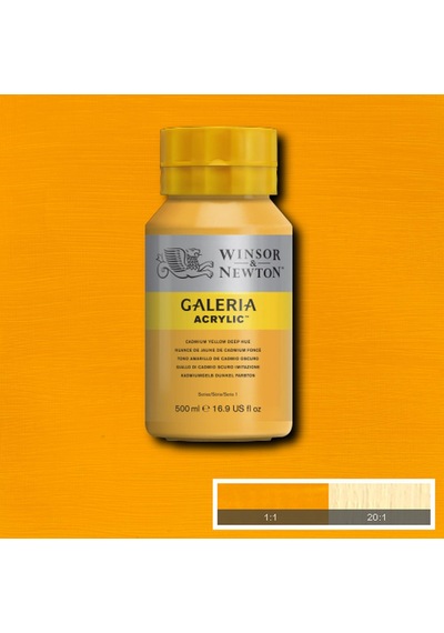 Winsor Newton Galeria Akrilik Boya 500ml Cadmium Yellow Deep Hue 0,15 L