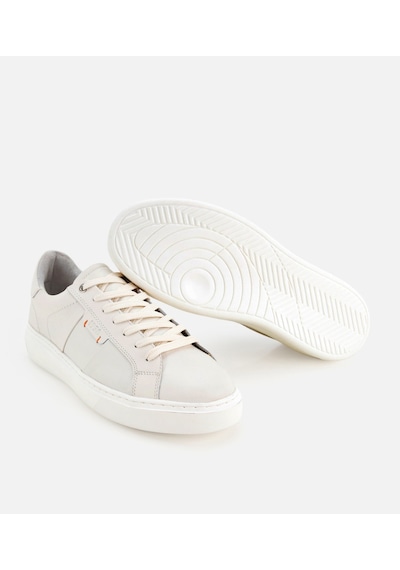Hotiç Erkek Deri Beyaz Yumuşak Dokulu Spor Ayakkabı
