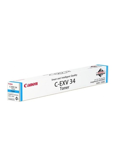 Canon C-Exv-34 Mavi Fotokopi  Toneri