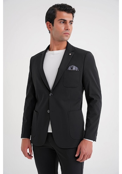 Efor C 697 Ceket Regular Fit Siyah-1 Casual Siyah