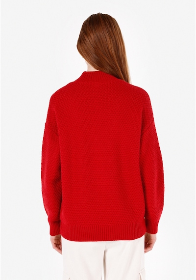 Colin's Colins Kırmızı Kadın Kazak Cl1071750 Q1.v1 Red Kırmızı